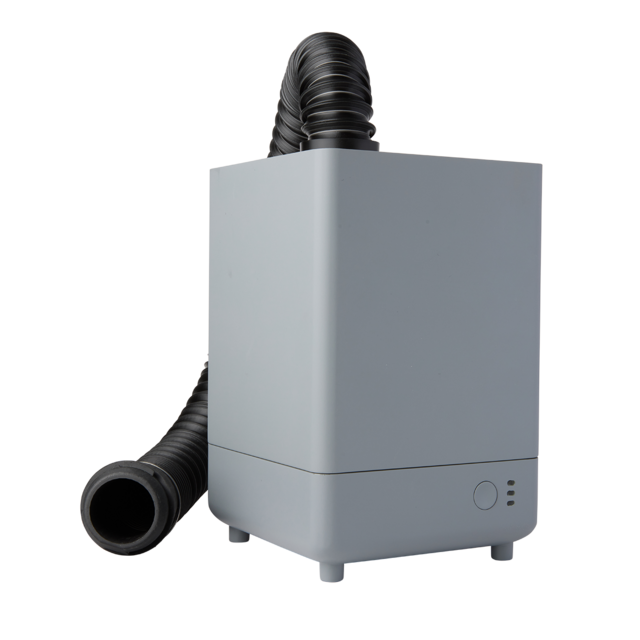 VOC Extractor – szara obudowa z czarnym wężem